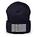 Jury Nullification Hat (Embroidered Cuffed Beanie) Navy