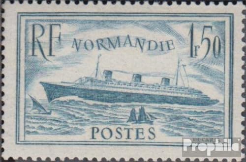 France 316 (Complete.Issue.) with Hinge 1936 Normandy (Stamps for Collectors) Seafaring/Ships
