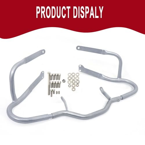 Worldmotop Engine Guard Highway Crash Bar Protector Replacement for BMW R1200RT R 1200RT 2004-2013 (Front-Sliver) by BAIONE - Used condition - Image 4