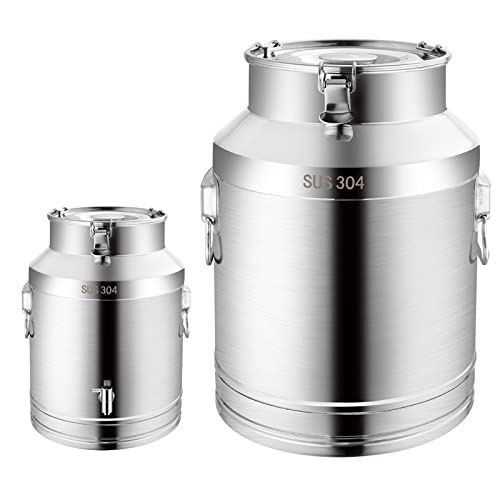 Pot à produits laitiers hermétique et seau fourre-tout multifonction en inox
