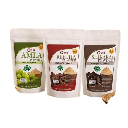 Herbal Hair Care Combo Amla, Reetha Shikakai Powder 300GM Natural Hair Care Powder for Strong Healthy Hair Scalp Nourishment-image-28
