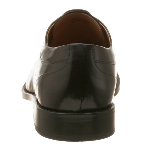 Image of Florsheim Men's Norton Linen Moc Toe Oxford,Blk Lthr /Linen Plug,8.5 EEE