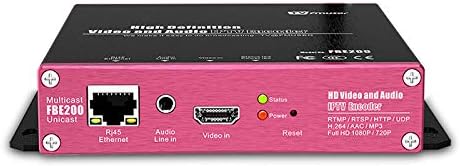 TV@FMUSER FBE200 HD IPTV H264 H265 HDMI Encoder 1080p for Facebook YouTube Live Stream RTMP Converter Video Capture Card, UDP rtsp http udp multicast unicast