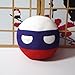 FWJSDPZ Polonia Ball Germania Sovietica Union Pendant America Inghilterra Francia Giocattolo Peluche Ball Ball Decorazione della Casa (Color : 46, Size : 20cm)