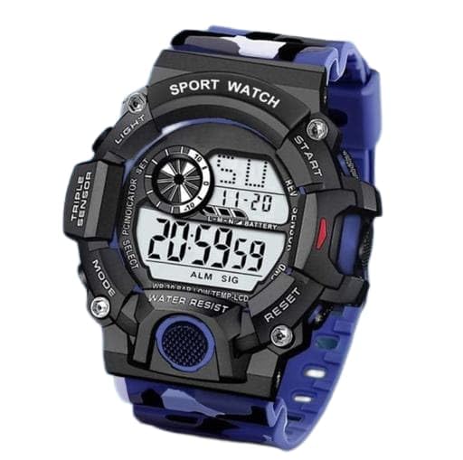 Boys Sport Digital Watch GSHOK Army Blue PCSS Boys Sport Digital Watch GSHOK Army Blue PCSS