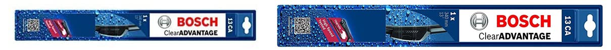 Bosch 3397006509E7W/3397016583KTS Clear Advantage 24-CA Front Wind Shield Wiper Blade for Cars, 24" & 3397006508E7W Clear Advantage Wiper Blade for Passenger Cars, 22" (B0BB62ZDWH) Amazon Price History, Amazon Price Tracker