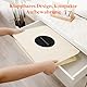 Lifewit 100L Pfandflaschen Sammelbehälter mit Deckel, Pfandsammler Organizer and Altglas Aufbewahrung mit Einwurf, Leergutbehälter fur Recycling Abstellraum Flaschentasche, Beige
