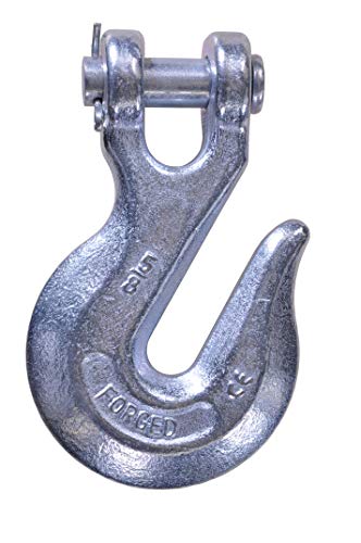 Pro-Lift-Werkzeuge Kettenhaken 5/8 Lasthaken Kranhaken mit integriertem Schäkel Sicherheits-Haken Werstatt Winde