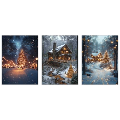 NEKAOEU(lJIE) 3Zbg NX}X G ~̃Lr̕i LoXEH[A[g vg ~̐X̔ŉ惏[NC|X^[ LoX  plC _ rO xbh[ (S[f5)-40x60cmx3 z