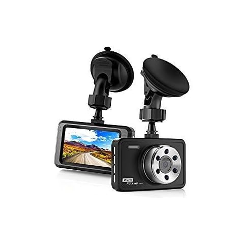 Bestsmile Car Dash Cam full with HD 1080P, 3 Inch LCD 170 Degree Wide Angle Dashboard Camera Recorder for Cars with with G-Sensor, WDR, Loop Recording(Black) Cover