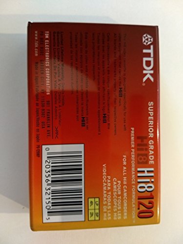 Tdk Hi8 120 Mp Superior Grade Camcorder Tape #TOP1