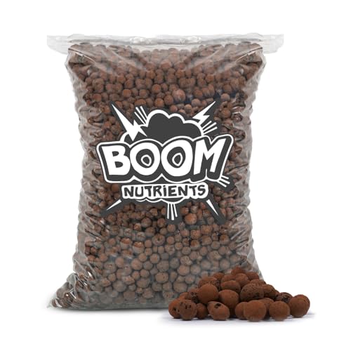 Arcilla Expandida Boom Nutrients 6 L – Bolas de Arcilla para Drenaje, Aireación y Cultivo Hidropónico – Sustrato Inerte para Plantas, Macetas y Jardinería