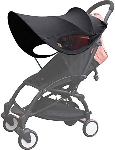 Baby Stroller Sun Shade Sun Protection Sun Shade for Strollers Car Seats Pram Pushchair Buggy Stroller Sunshade Parasol Sun Rain Shade Canopy Cover Awning Anti-UV Toddlers Stroller Canopy Sun Shade