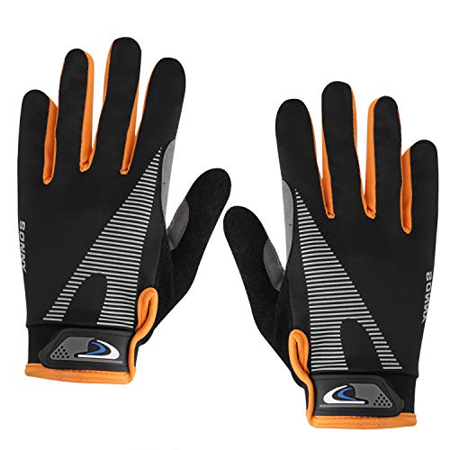Image of Summer Cooling Cycling Gloves Full Finger Touch Screen for Women Men Breathable Non-slip Motorcycle Mountain Bike Riding Gloves Road Bicycle BMX Lifting Fitness Climbing Workout Exercise Golf Gloves