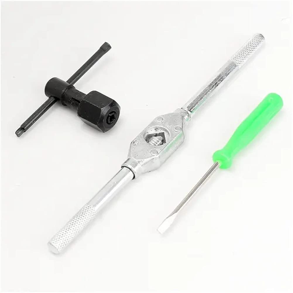Juego de Llaves de Macho de roscar y terrajas métricas Pro M3-M12, Herramientas manuales de aleación de Metal, 40 Piezas