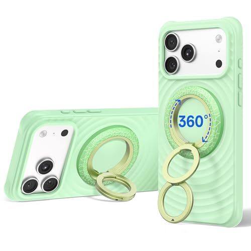 Image of SYNCWIRE Magnetic Phone Ring Holder, for MagSafe Phone Grip Stand Kickstand | 360 Rotation, Double-Sided Magnet, Cell Phone Grip Finger Holder, for iPhone 17 16 15 14 13 12 Pro Max, MagSafe Accessories
