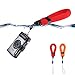 PROfezzion Sangle de Poignet pour Appareil Photo Flottant Sangle de Flotteur de Téléphone Etanche pour GoPro 9 8 Olympus TG-6 TG-5 TG-4 Fuji Fujifilm XP140 XP130 XP120 XP90 XP80, Rouge et Orange