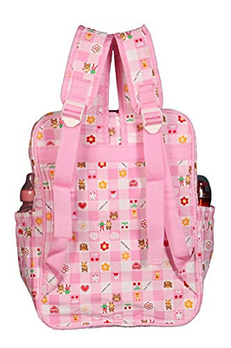 Image of Diaper Bag /Mother Backpack for Travel (Pink)