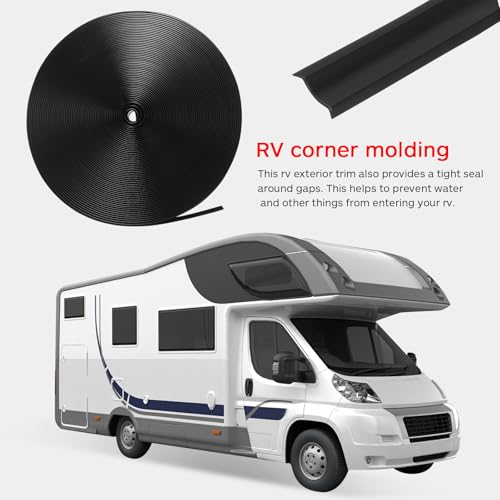 Moldura exterior de PVC para caravanas y rollo de sellado de 15 metros 7
