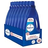 Napisan Additivo Disinfettante Lavatrice, 8 Confezioni da 1 Litro di Additivo Liquido per ...