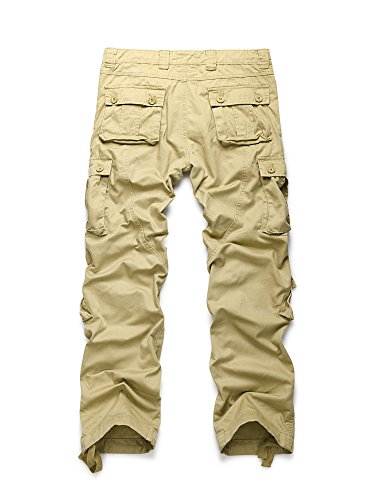 Ochenta Men's Multi Pockets Military Cargo Pants