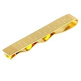 ΑΝΑΖΟΖ♥ Color: Oro ANAZOZ Alfiler Corbata Hombre Clip Corbata Acero Inoxidable Alfiler de Corbata RectangularAlfiler Corbata Oro