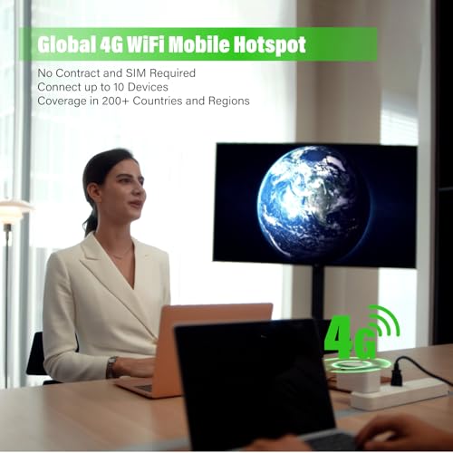 Image of GlocalMe RoamPlug Universal Travel Adapter with 4G WiFi Mobile Hotspot