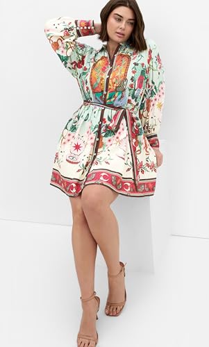 City Chic Women's Dress-Ezra Mini Print2