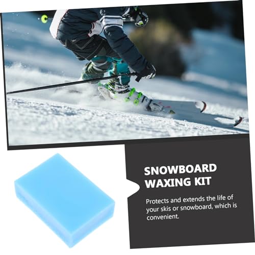 Happyyami Cera para Snowboard Profesional Cera Práctica para Tablas De Esquí Mantenimiento De Equipos De Snowboard Temporada De Invierno - imagen 2