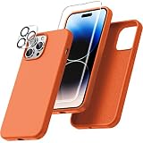 Uyiton [5 in 1 for iPhone 14 Pro Max Case, with 2 Pack Screen Protector + 2 Pack Camera Lens Protect