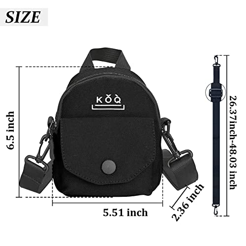 FuninCrea Canvas Messenger Bag - Cute and Fashion Shoulder Crossbody Phone Bag With Zipper2