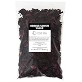 1lb Hibiscus Flowers Whole perfect for Tea, Flor de Jamaica by Itzé.Life