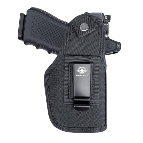 Gun Holsters IWB/OWB 9mm Pistol Holsters Optics Cut Fit: Glock 19 26 30 43X - Taurus G2C G3C -