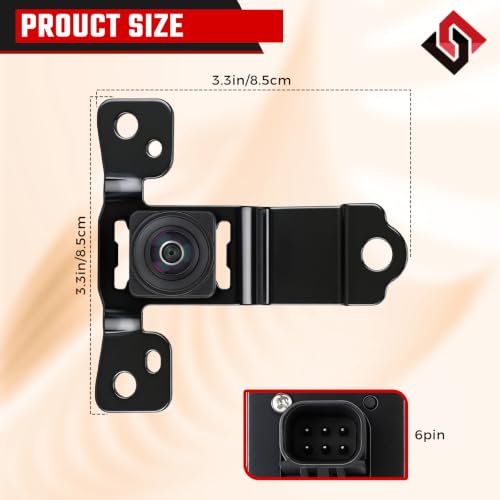 Image of Front Grill Camera 86790-06210 Fit for 2020-2022 Toyota Camry 2.5L 3.5L | OE: 86790-06210 8679006210, Plug and Play and IP68 Waterproof