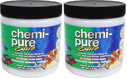 Image of Boyd Enterprises Chemi-Pure Elite Filter Media, 6.5 Oz, Treats 10-25 Gallons (Pack of 2)