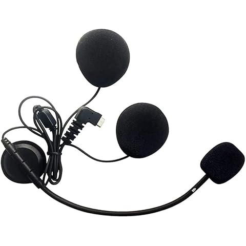 Yaconob BT-S2/S2NS Motorcycle Bluetooth Headset Type C Headphone Accessories (Hard Microphone) Cover