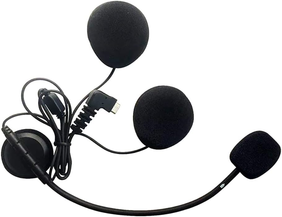 Yaconob BT-S2/S2NS Motorcycle Bluetooth Headset Type C Headphone Accessories (Hard Microphone)