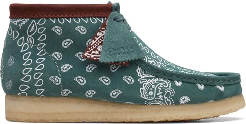 Image of Mens Originals Icon Wallabee Boot Green Paisley 26168803
