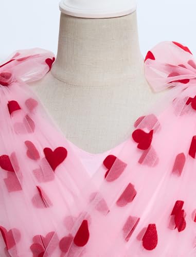 Image of IMEKIS Toddler Kids Girls Sparkle Sequins Tulle Party Dress, Wedding Formal Birthday Tea Party Dresses 2-8T