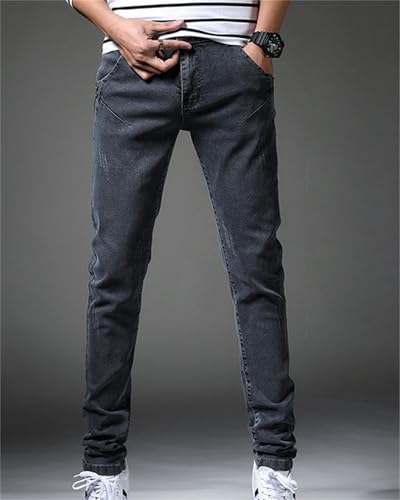 Men's Slim Fit Jeans Skinny Stretch Denim Pants Fit Comfy Fashion Pencil Pant2