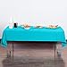 Creative Converting 913552 Celebrations Plastic Table Cover, 54 by 108", Bermuda Blue