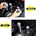 HIRUFAIT Car Shifter Knob Stick Head Replacement for Toyota FJ Cruiser 2007-2021 Accessories, Aluminum Alloy Automotive Gear Shift Handle Lever Head Replacement Interior Decoration (Silver)