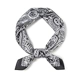 Mariorlsy Men's Geometric Print Scarf, Western Cowboy Style, Versatile Headwear and Neckwear, With Gift Packed