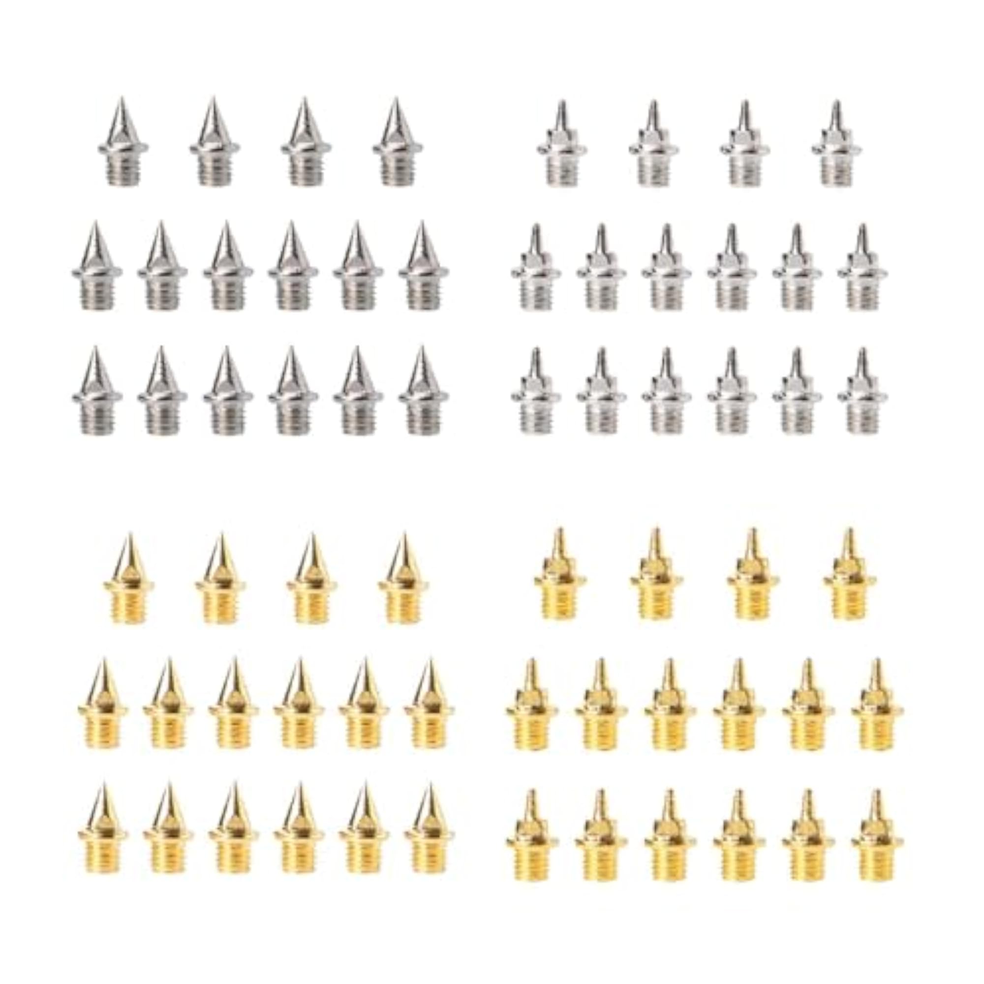 16 Pieces Replacement Spikes for Track Shoes