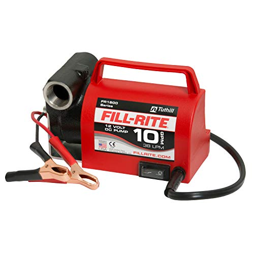 Fill-Rite Fr1612 12V 10 Gpm Portable Fuel Transfer Pump For Diesel And Antifreeze With Power Cord, Red #TOP30