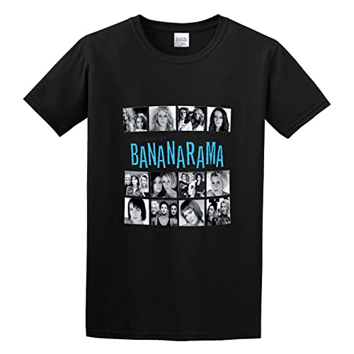 Photo de Bananarama Group Music Personels Punk Hip hop Cartoon Organic Cotton Sweatshirt T-Shirt Black XXL