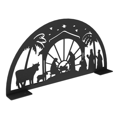 KNOBLOCH Schwibbogen aus Metall Winter-Motiv | XXL für außen oder...