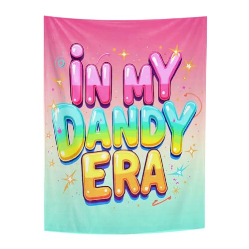 in My Dandyss ERAS Funny Dandy'ss World Color Throw Blanket Queen Blanket Vintage Throw Blankets for Couch