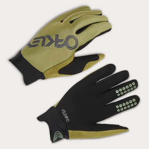 Oakley Seeker Thermo-Mountainbike-Handschuhe für Herren, Grün, Medium