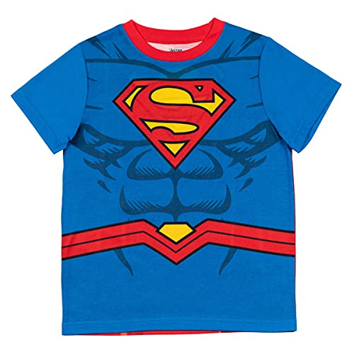 Dc Comics Justice League Batman Superman The Flash Big Boys 4 Piece Pajama Set 14-16 Multicolored #TOP1